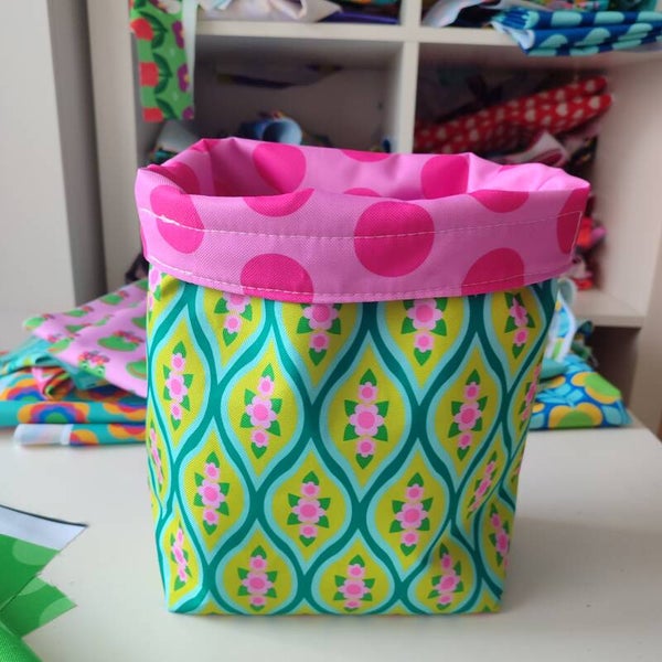 Multifunktions Tasche Retromuster grün