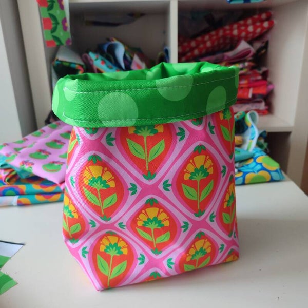 Multifunktions Tasche Retromuster rosa