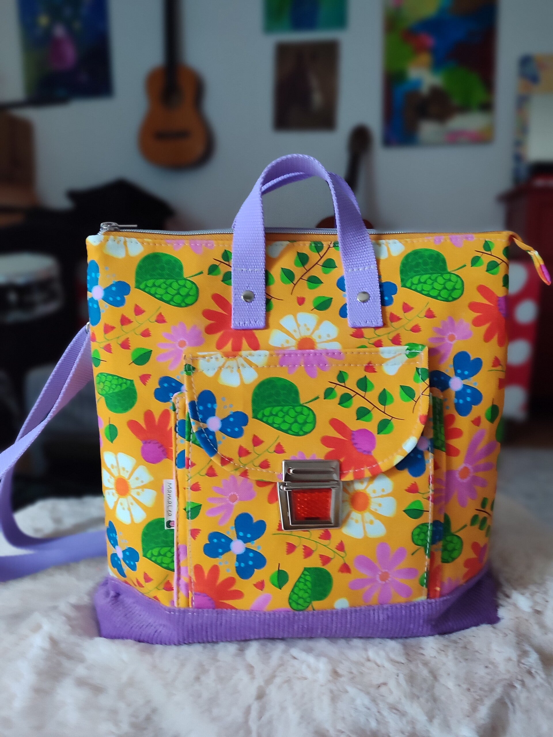 Rucksacktasche Vivaflores orange 🧡