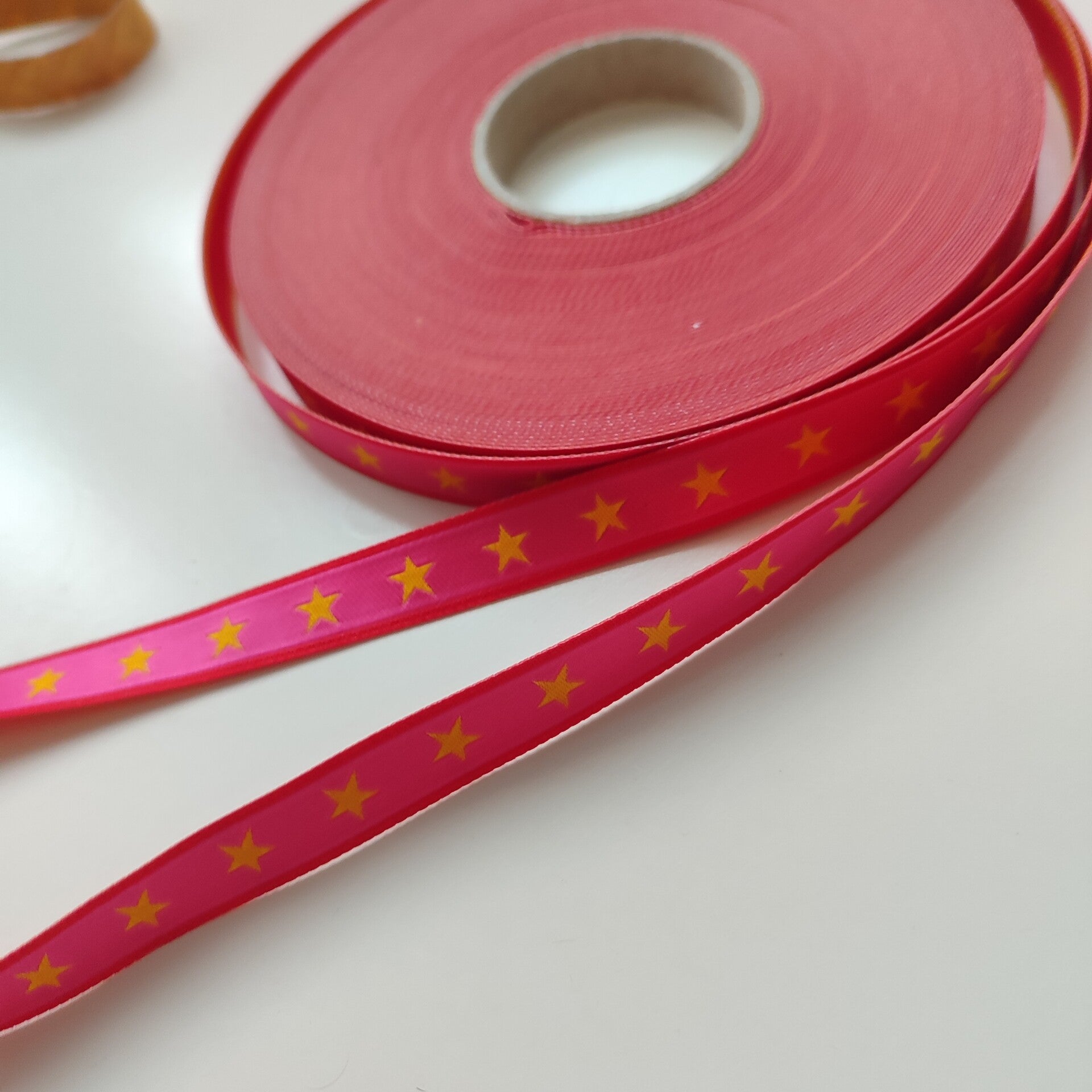 Webband Sterne pink farbenmix