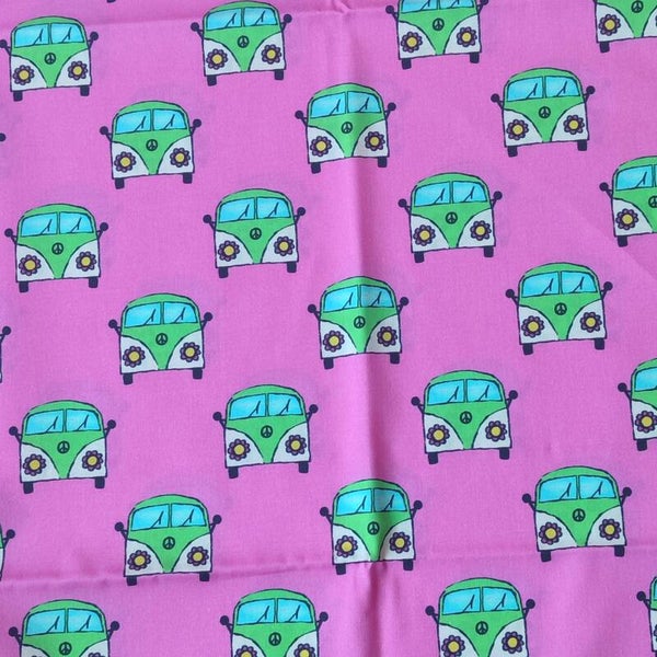 Baumwollstoff Bolli rosa