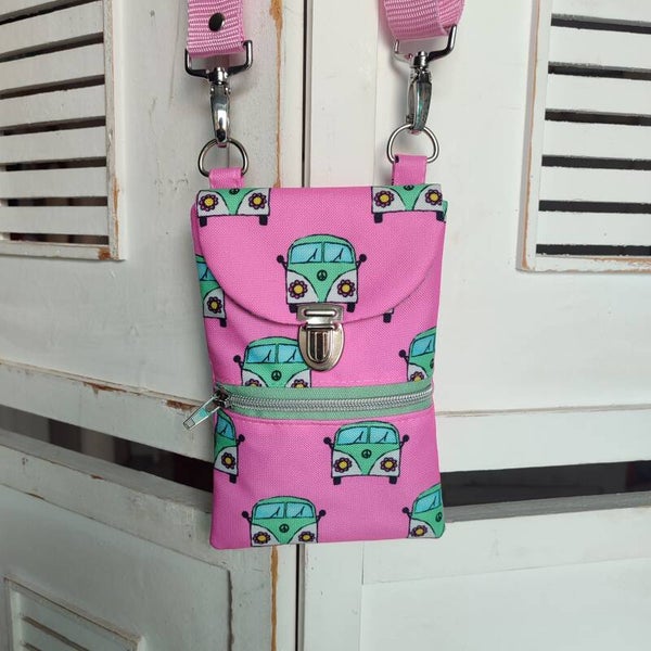 Handytasche Bulli rosa