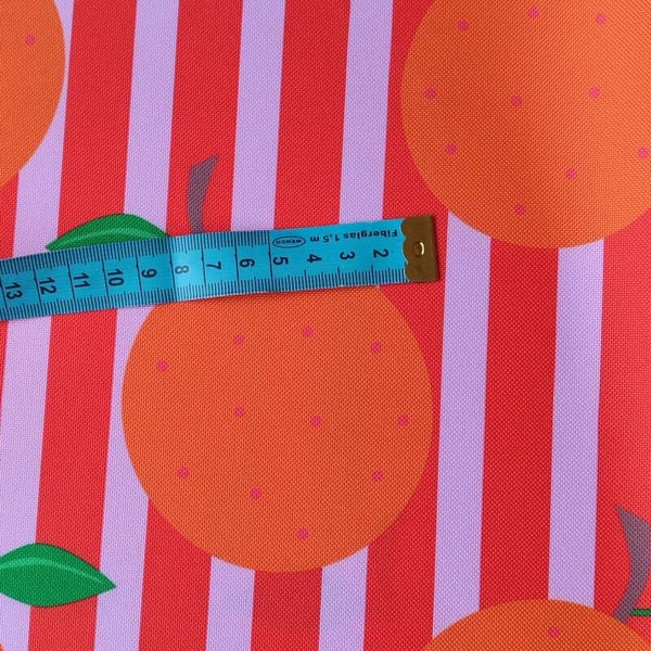 Outdoorstoff Orange rosa groß