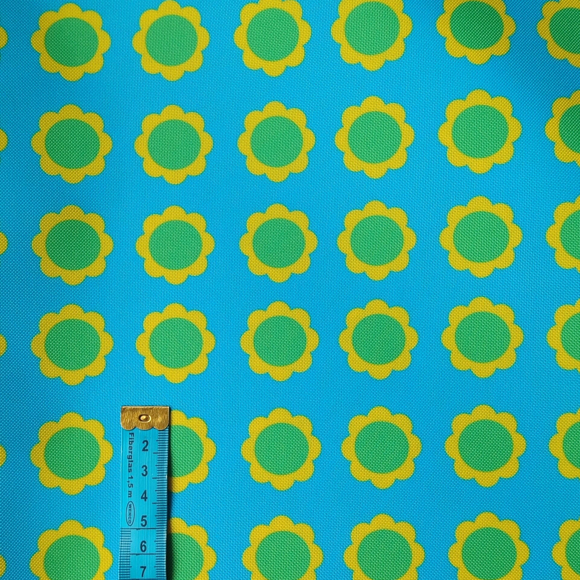 Outdoorstoff Gießblume blau