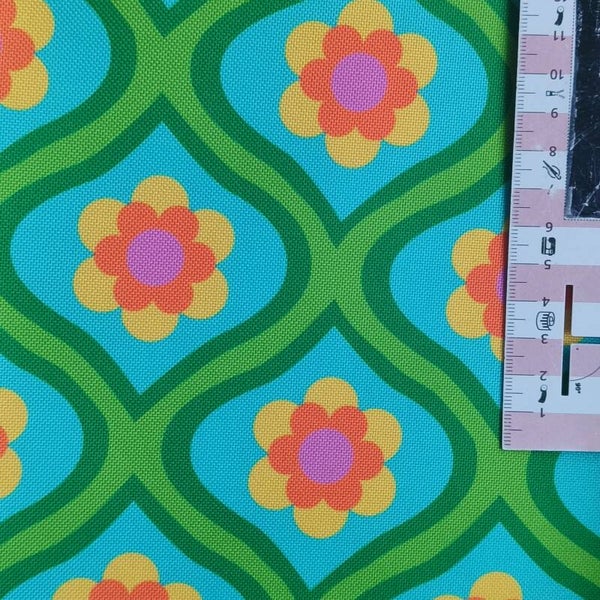 Outdoorstoff Fliese grün