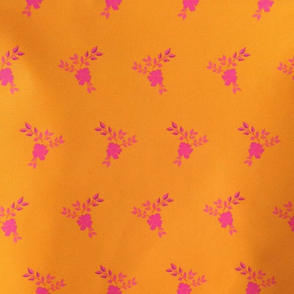 Outdoorstoff Geblümt Kombi gelb