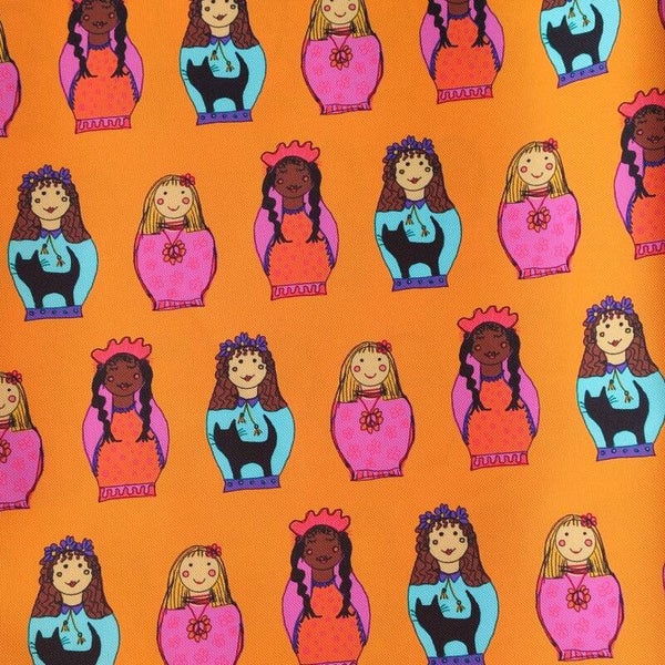 Outdoorstoff Truschis orange