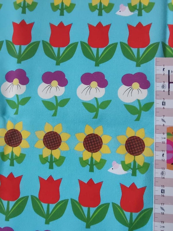 Canvas Reststück Gärten bkau