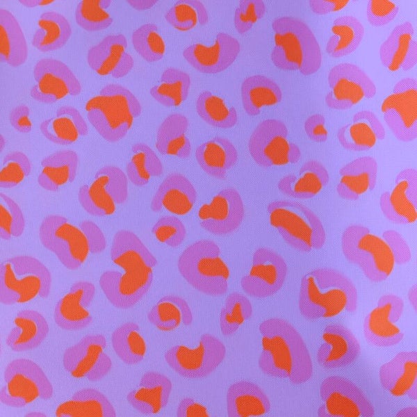Outdoorstoff Leo Flieder rosa orange