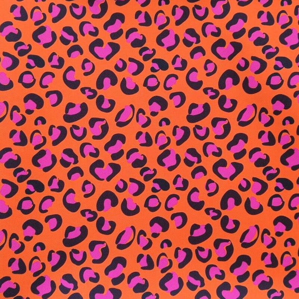 Outdoorstoff Leo orange pink