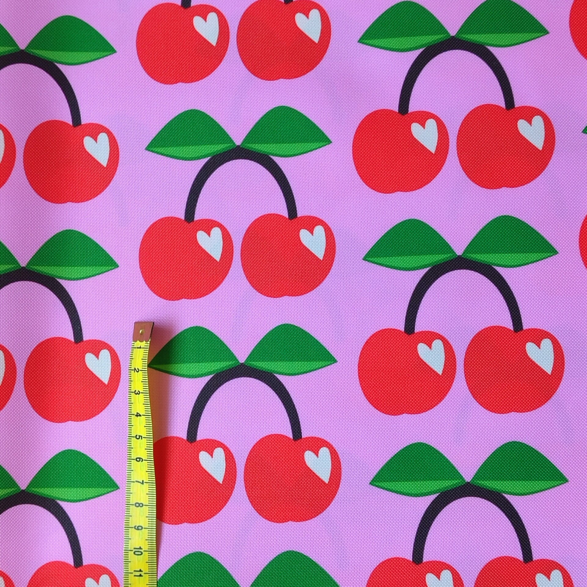 Outdoorstoff Kirsche Rosa Groß 🍒