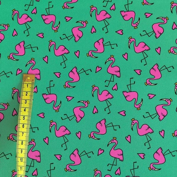Outdoorstoff Flamingo mint Klein