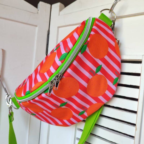 Bauchtasche Orange rosa rot
