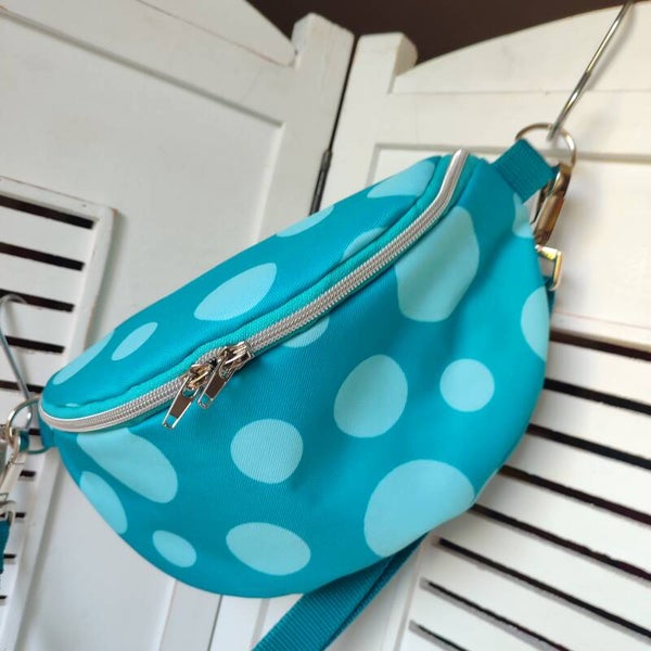 Bauchtasche Dots Blau