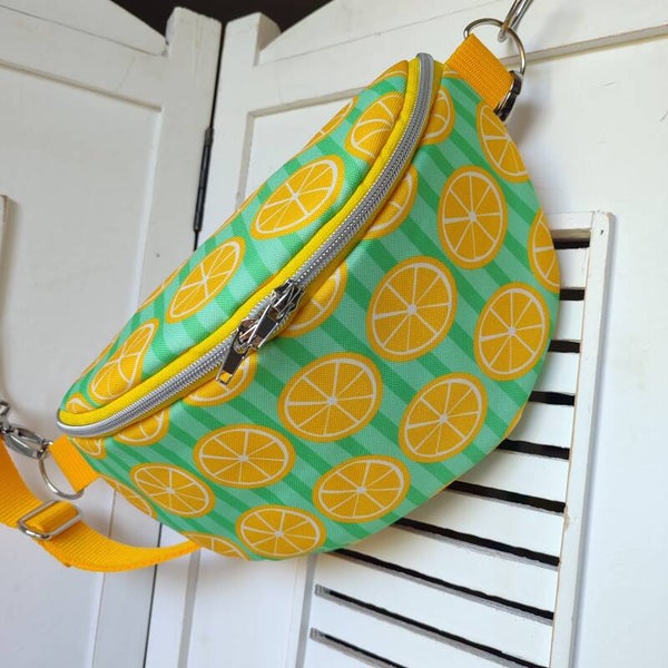 Bauchtasche Zitrone grün