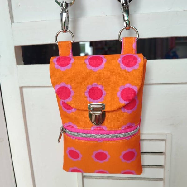 Handytasche Gießblume orange