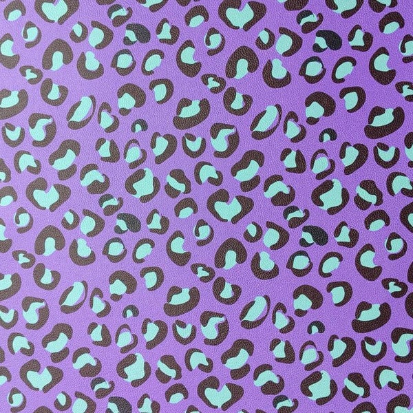Kunstleder Stück Leo lila 🟣