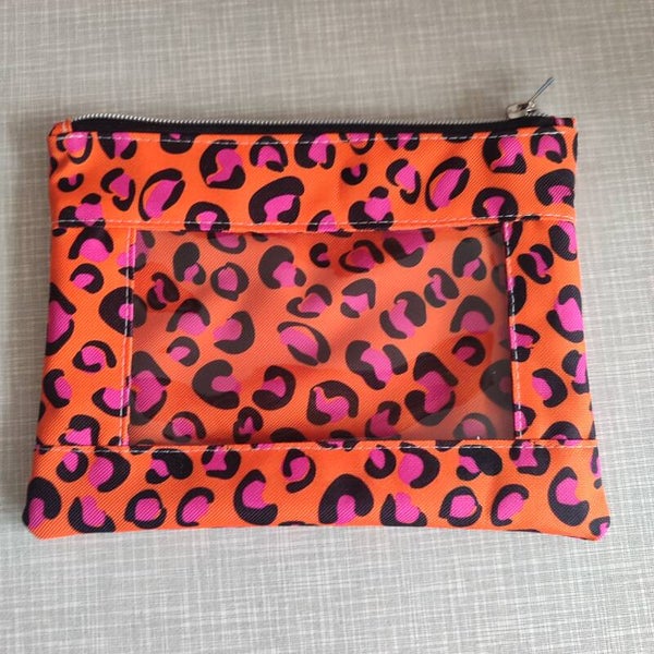 Fenstertasche Leo orange