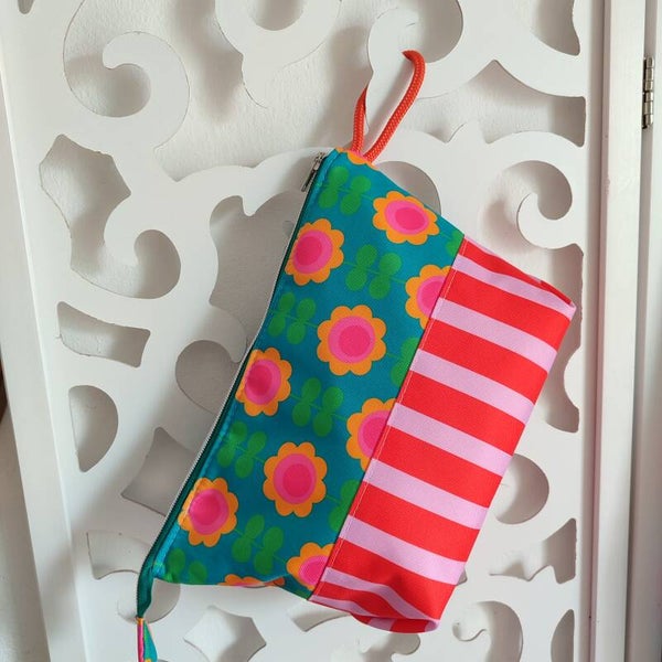 Kosmobag Retroflower petrol