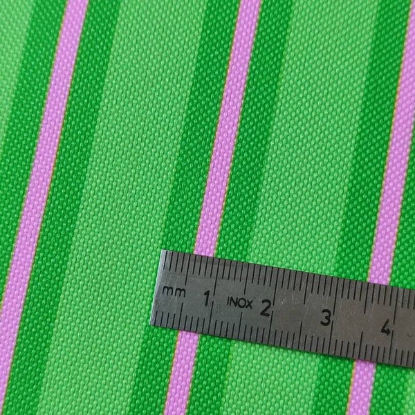 Outdoorstoff Streifen royal grün