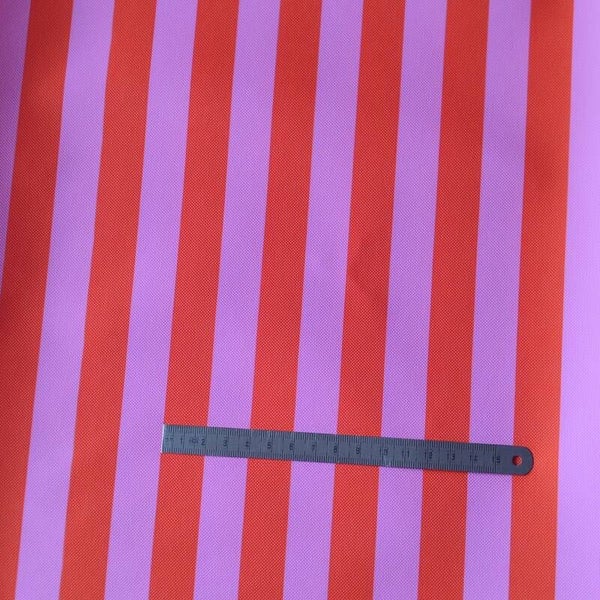 Outdoorstoff Streifen rosa orange 🧡