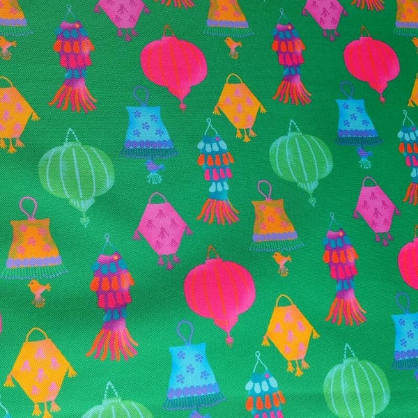 Outdoorstoff Lampion grün (080)100% Polyester 15,80/m