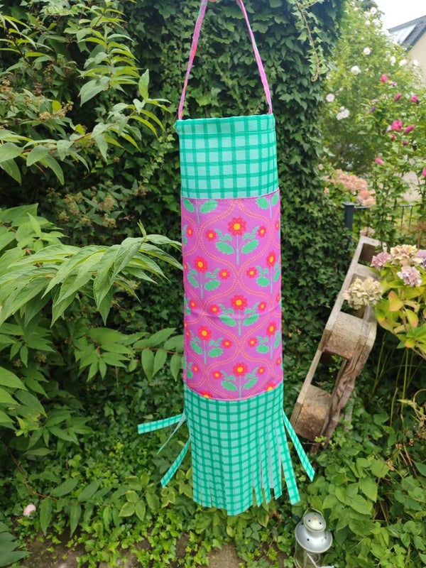 Lampion Fliesenblume pink (L003)