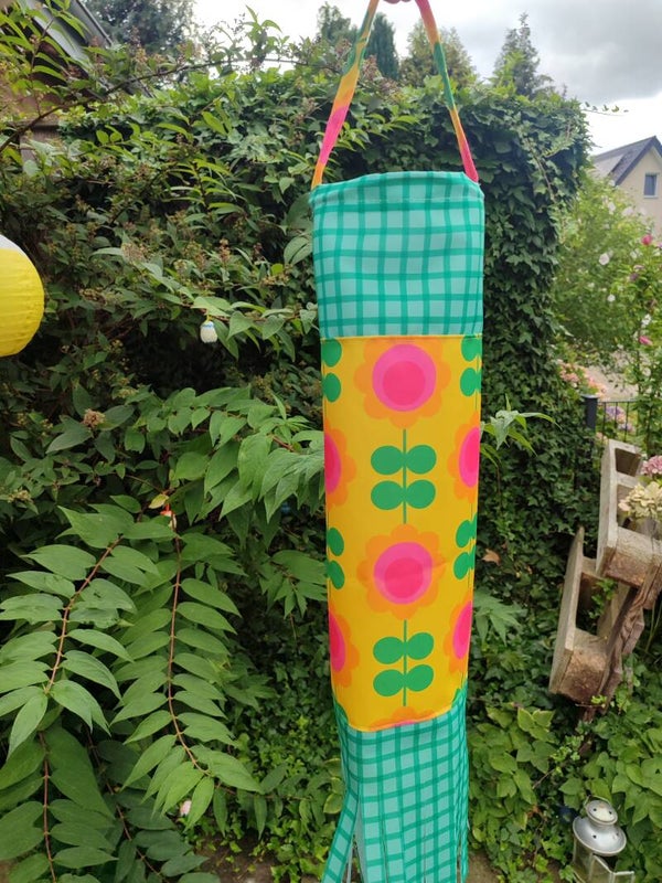 Lampion Retroflower Gelb (010)
