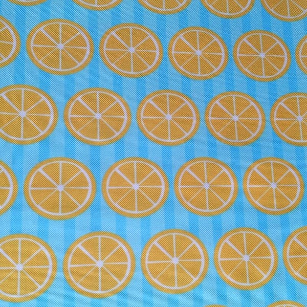 Outdoorstoff Zitrone blau(092) 100% Polyester 15,80/m
