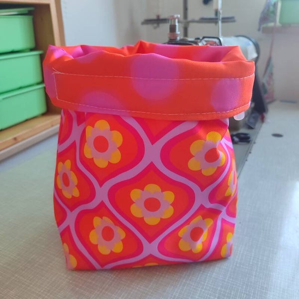 Multifunktionstasche Fliese orange (M015)