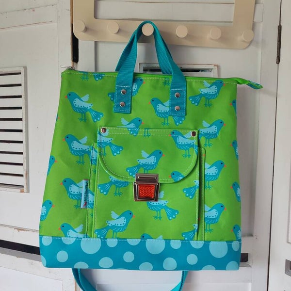 Rucksacktasche Vogel grün (RT008)