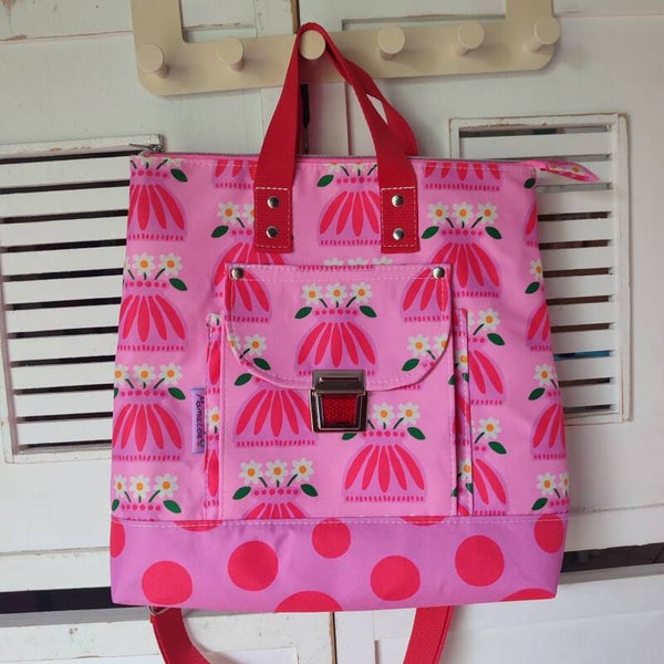 Rucksacktasche Vase Rosa (RT009)