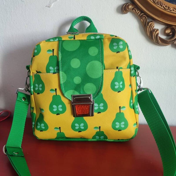 Retrobag Rucksack klein Birne gelb (r06)