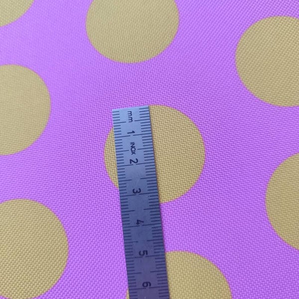 Outdoorstoff Dots Rosa gelb 100% Polyester 15,80/m (134)