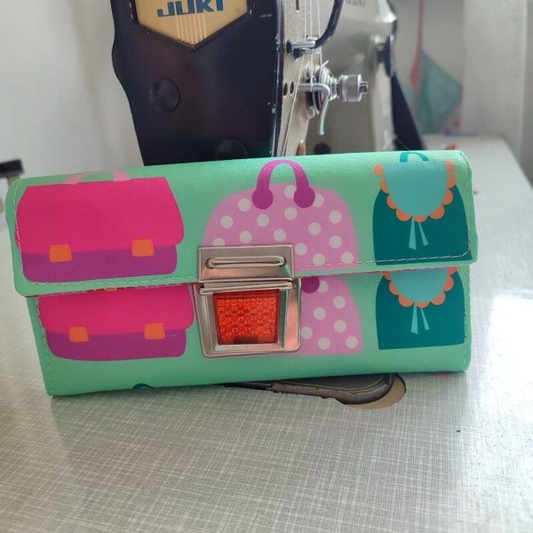 Geldbörse groß Taschen mint (G032)