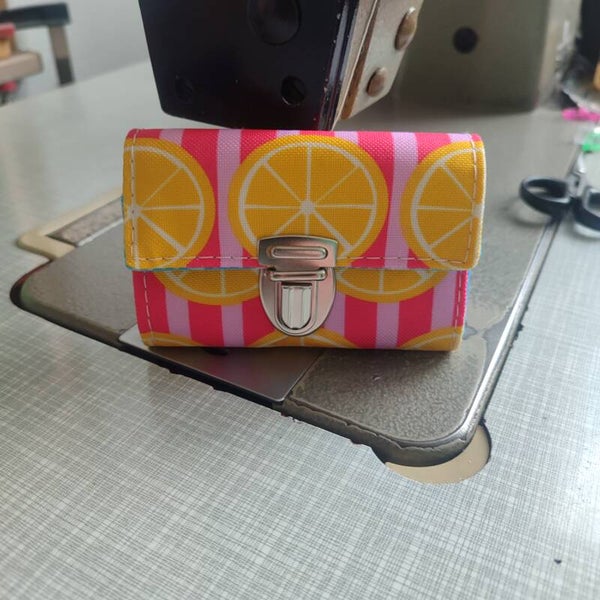 Mini-Geldbörse Zitrone