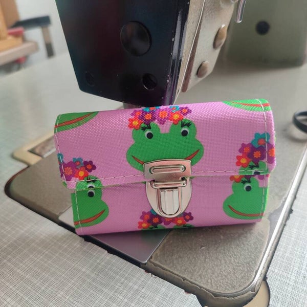 Mini-Geldbörse Frosch
