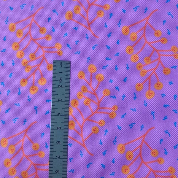 Outdoorstoff Herbstbeeren flieder (165) 100% Polyester 15,80/m