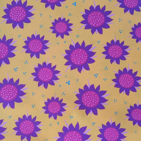 Outdoorstoff Herbstblume senf (162) 100% Polyester 15,80/m