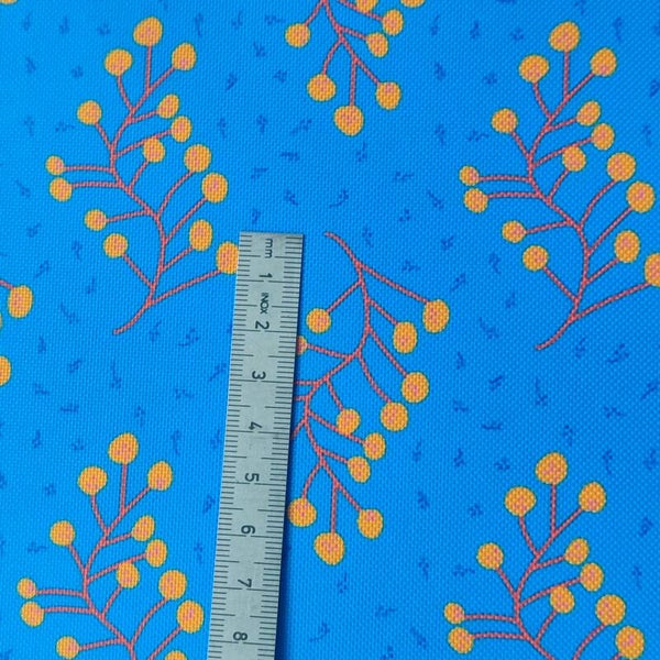 Outdoorstoff Herbstbeeren blau (163) 100% Polyester 15,80/m