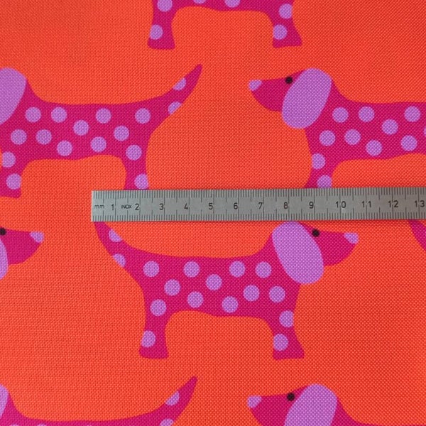 Outdoorstoff Hund orange (159) 100% Polyester 15,80/m