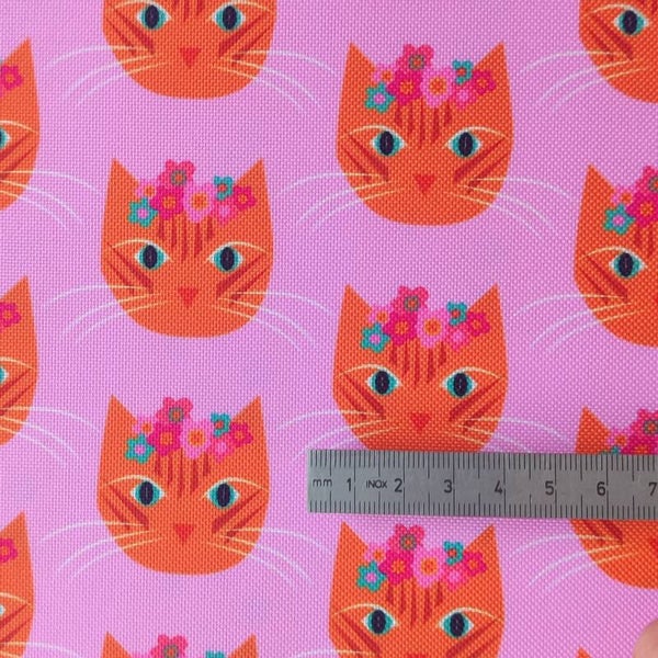 Outdoorstoff Katze Luna klein(155) 100% Polyester 15,80/m