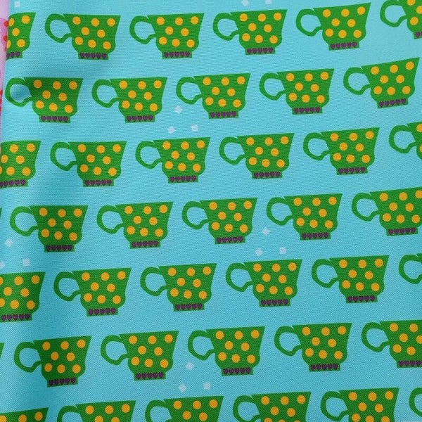 Outdoorstoff teatime grünblau (151) 100% Polyester 15,80/m