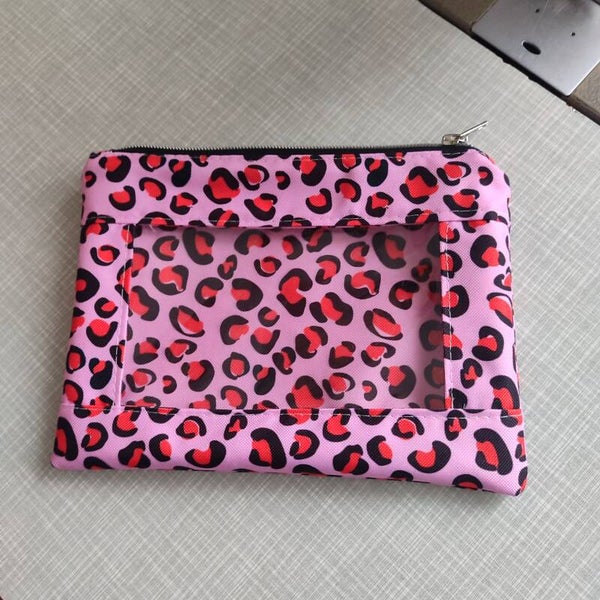 Fenstertasche Leo rosa (K039)