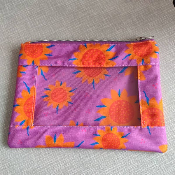 Fenstertasche Herbstblume Flieder (K044)