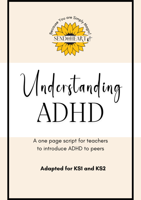 Understanding ADHD - One page script for teachers to introduce ADHD to peers
