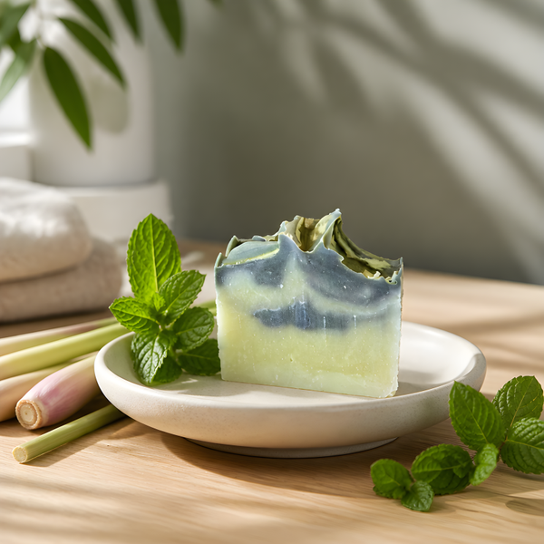 Savon fraîcheur botanique – Menthe & Citronnelle