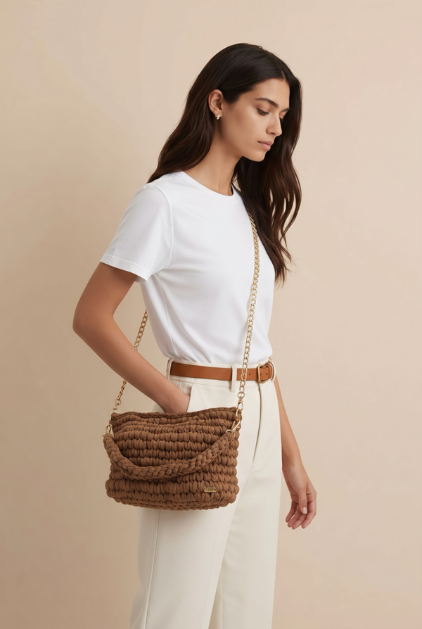 Sac Élégance Noisette