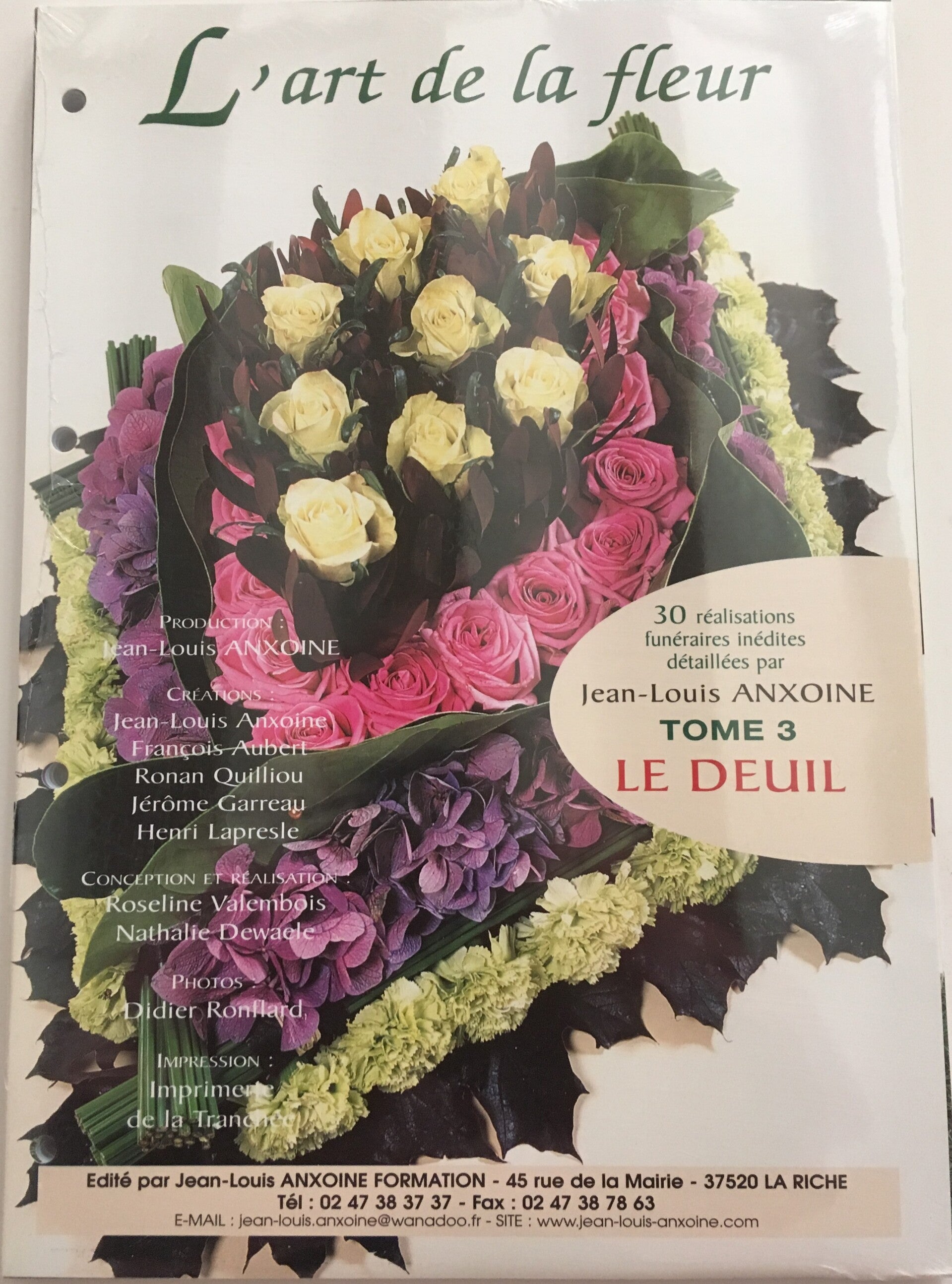 L'ART  DE LA FLEUR   LE DEUIL