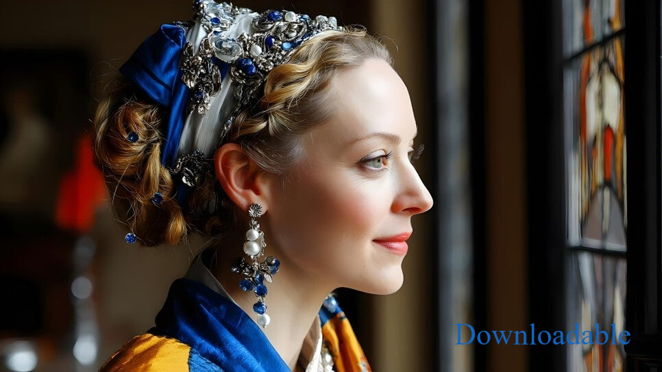 Dutch Golden Age Princess Horizontal Downloadable Poster